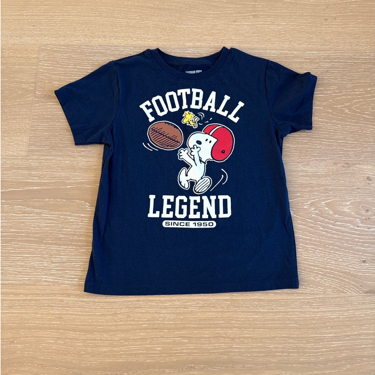 Kids Peanuts Short Sleeve Size S Tshirt In Blue